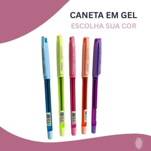 CANETA GEL HAPPY - 0.7M - JOCAR OFFICE - UN