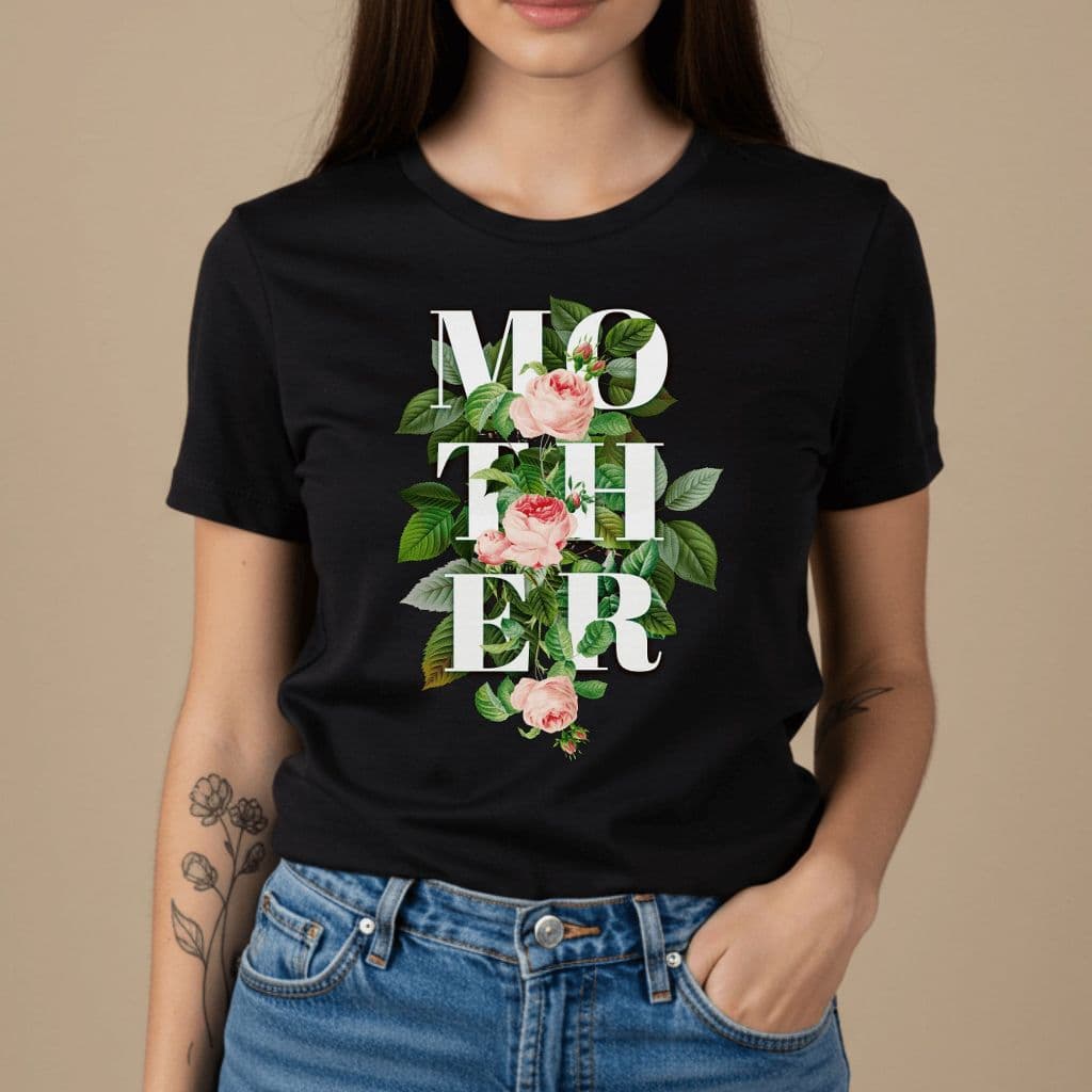 Camiseta Feminina Mother Estampa Maternidade Estilo Urbano Oversized