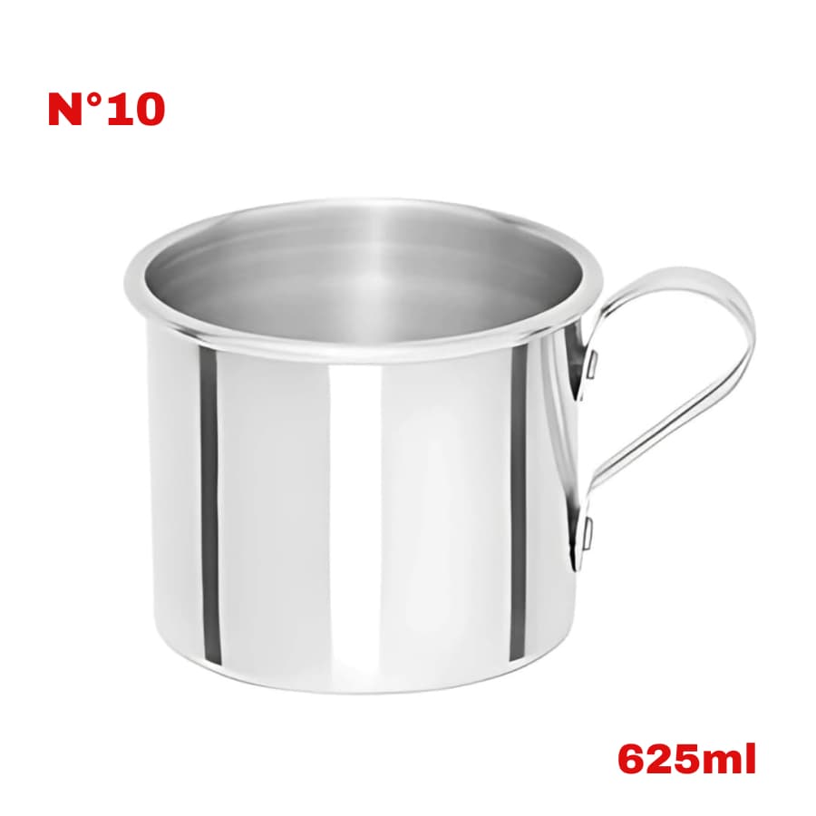 Caneca Alumínio Com Alça N°10 Capacidade 625ml
