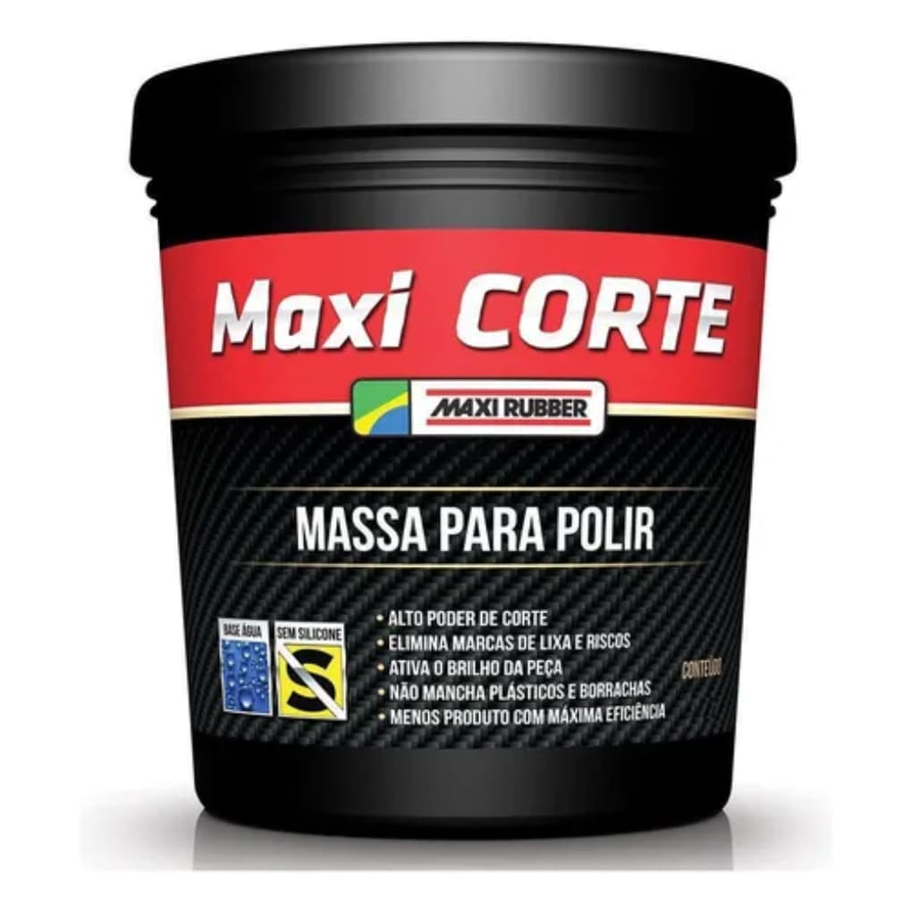 Massa para polir n°2 500g - Maxi Rubber