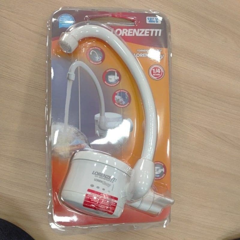 TORNEIRA ELETRICA LORENZETTI EASY BICA MOVEL PAREDE 1/4 VOLTA 127V 4800W
