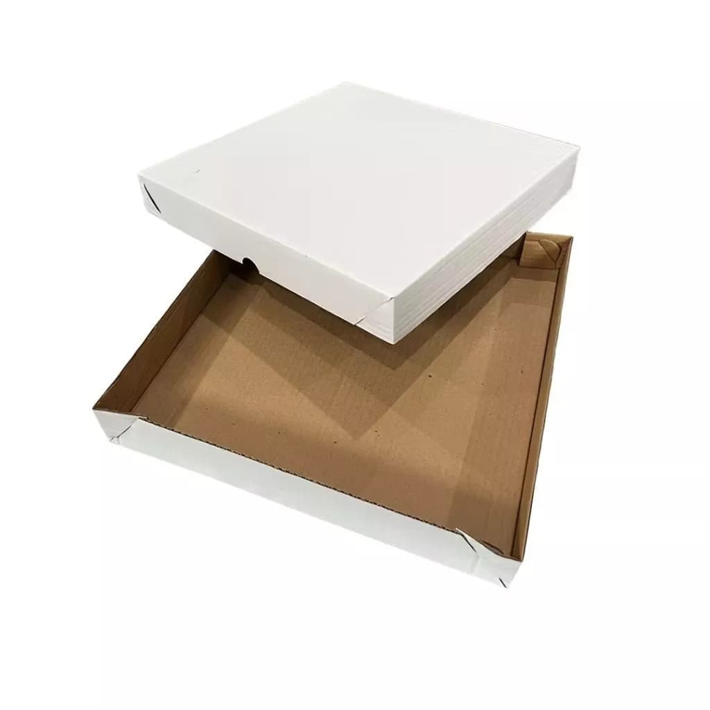 10 caixas reforçada para 100 doce (35x35x4) cm para salgado, pizza