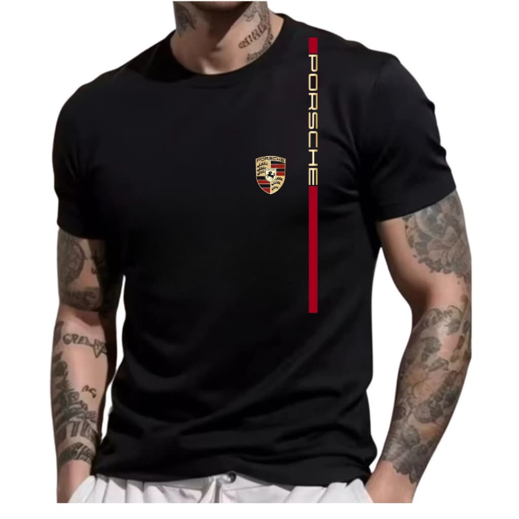 Camiseta Básica Porsche Carro esportivo Unissex Grife Camisa Porsche Estilo Blusa