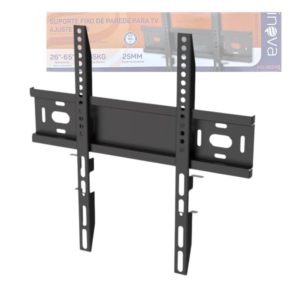 Suporte TV FIXO Universal TV LCD/LED 26"- 65" polegadas 55kg INOVA