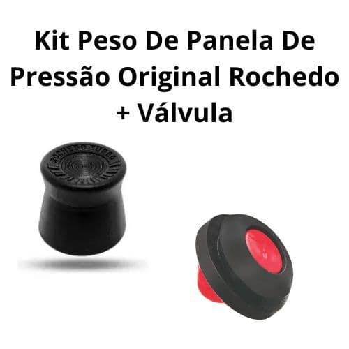 Kit Peso de Panela de Pressão  Rochedo Original  / Válvula de Segurança.