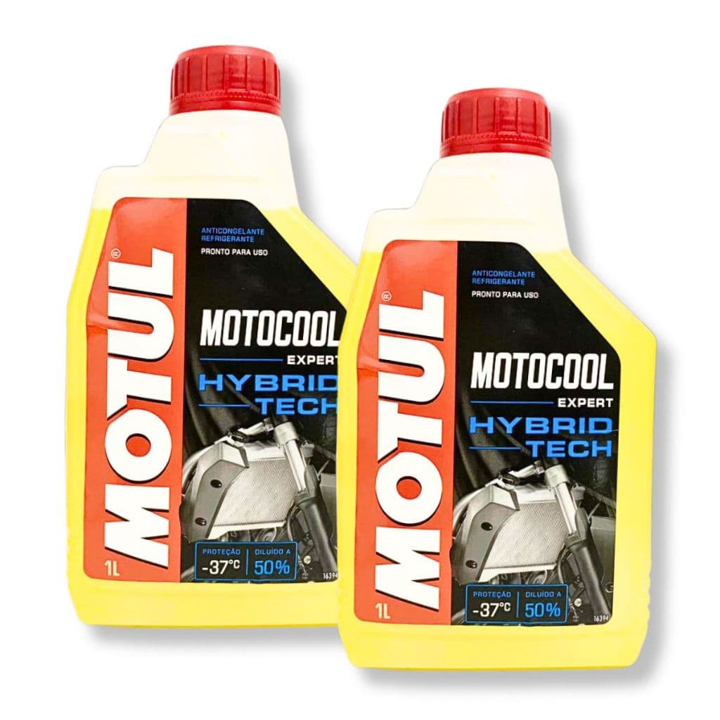 Kit 2 Fluídos P/ Radiador Anticongelante Arrefecimento Motul Motocool