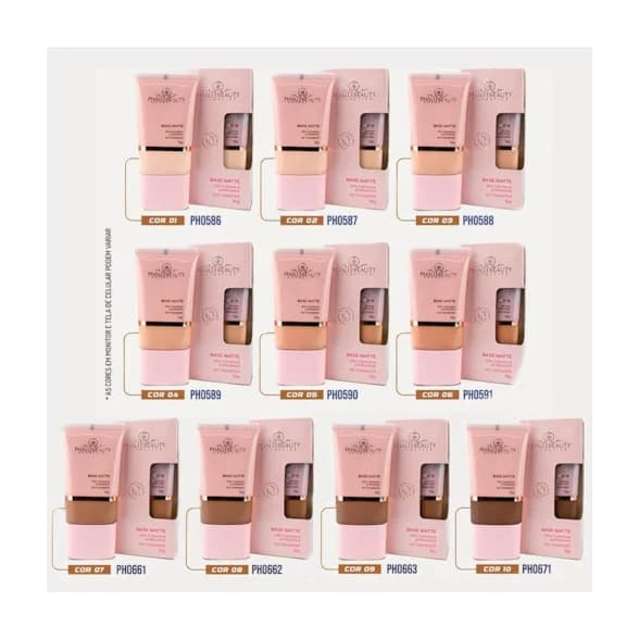 Base Alta Cobertura Matte - PhalleBeauty