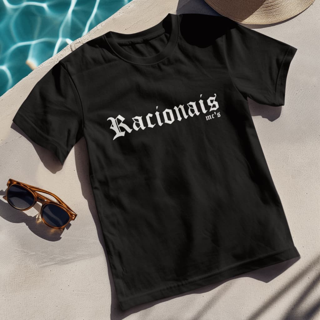 Camiseta Logo Racionais Grupo Rap Mcs Hip Hop Mano Album Integrantes