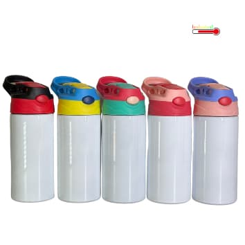 Garrafa Térmica 350ml Infantil para Sublimação | Diversas Cores | Conserva Quente e Frio + Caixinhas Individuais