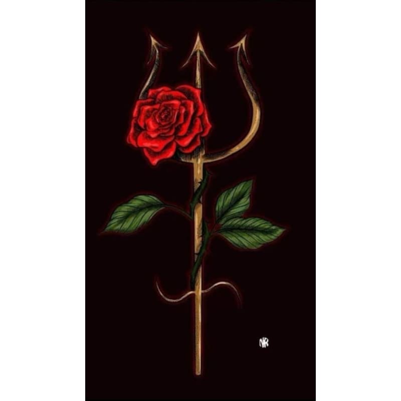 Quadro Decorativo Rosa vermelha Pomba Gira Pombogira, pomba gira,pombagira