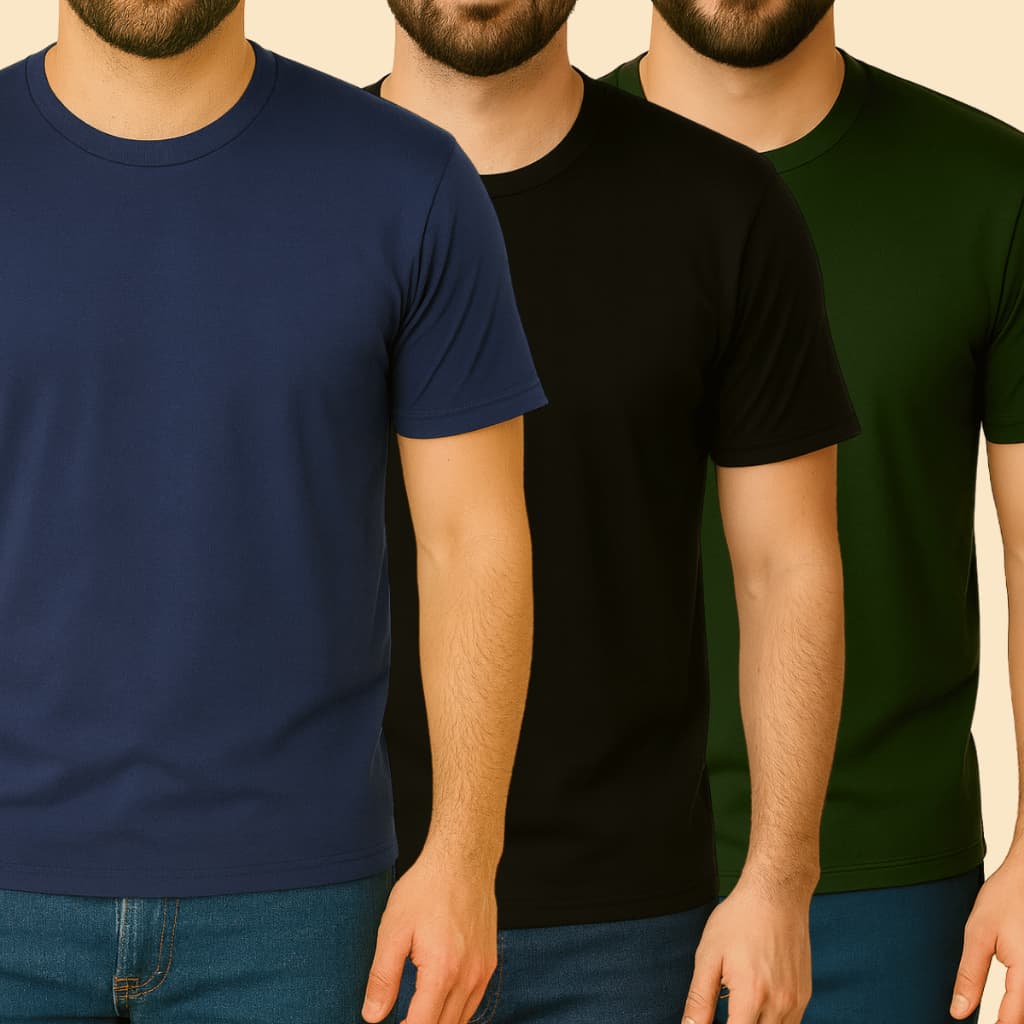 Camiseta Masculina Básica em Malha PV – Praticidade, Estilo e Conforto