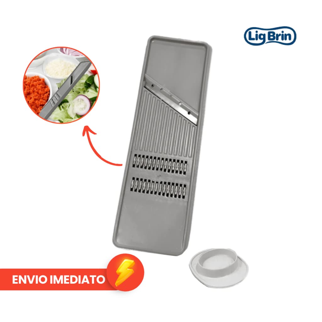 Super Fatiador Ralador Cortador De Legumes Lâmina Aço Inox