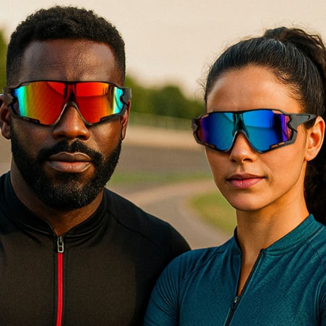 Óculos de Sol Unissex Nitro  Estilo Futurista Ciclismo Beach Tenis Praia Corrida e Proteção UV400