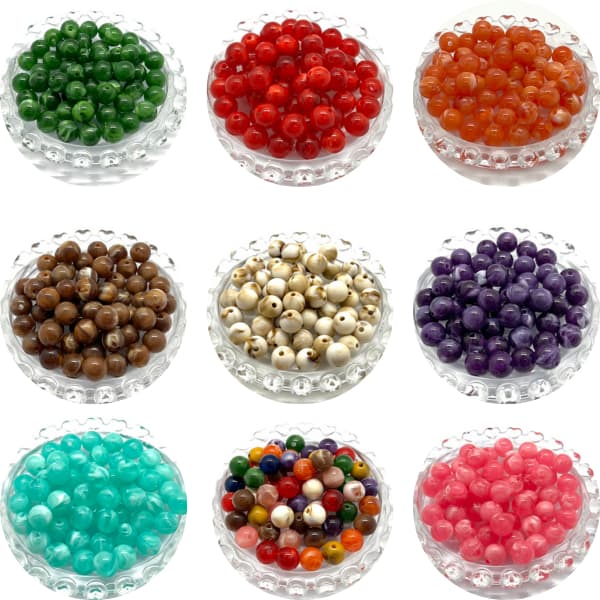 Bola Resina 10mm Para Artesanato e Bijuterias em Geral Fracionado