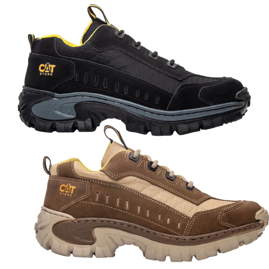 Kit Bota Coturno Caterpillar Trabalho Promoção Promoção Atacado Coturno Bota Adventure c brinde