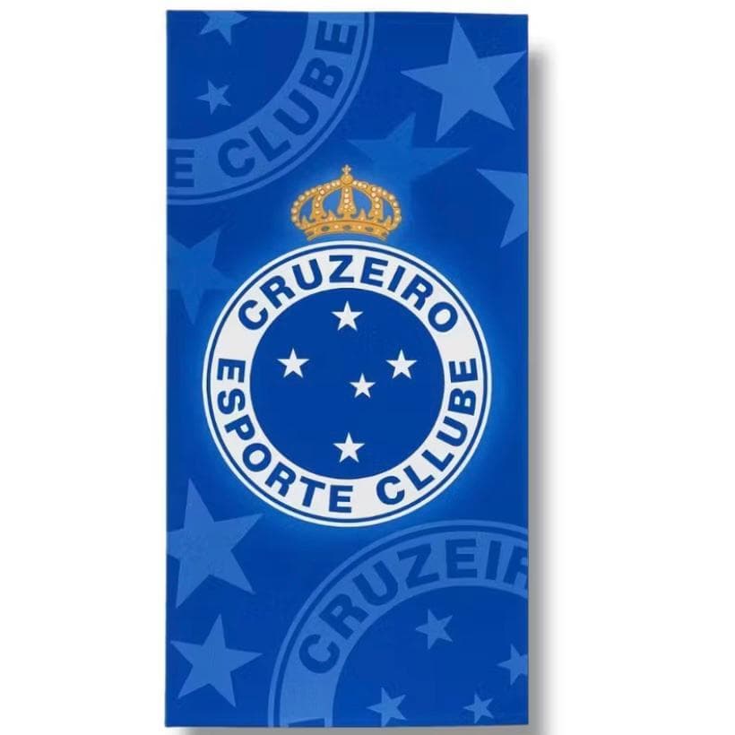 Kit Toalha De Banho Cruzeiro Azul Toalha De Praia Cruzeiro Cruzeirão
