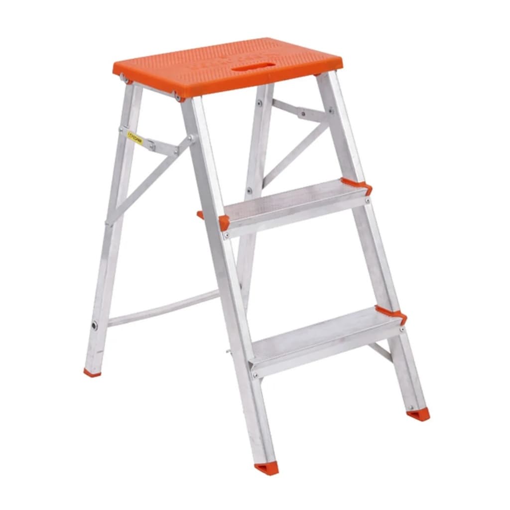 Banqueta Escada de Alumínio 3 Degraus 0,64cm 120Kg