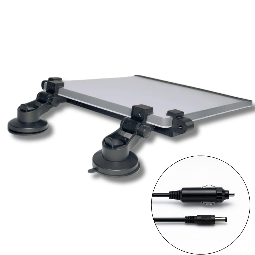 Kit Veicular Starlink Mini | Suporte Ventosas 2 em 1 Painel/Vidro + Cabo 12V 4 Metros Resistente para Carro Motorhome Tr