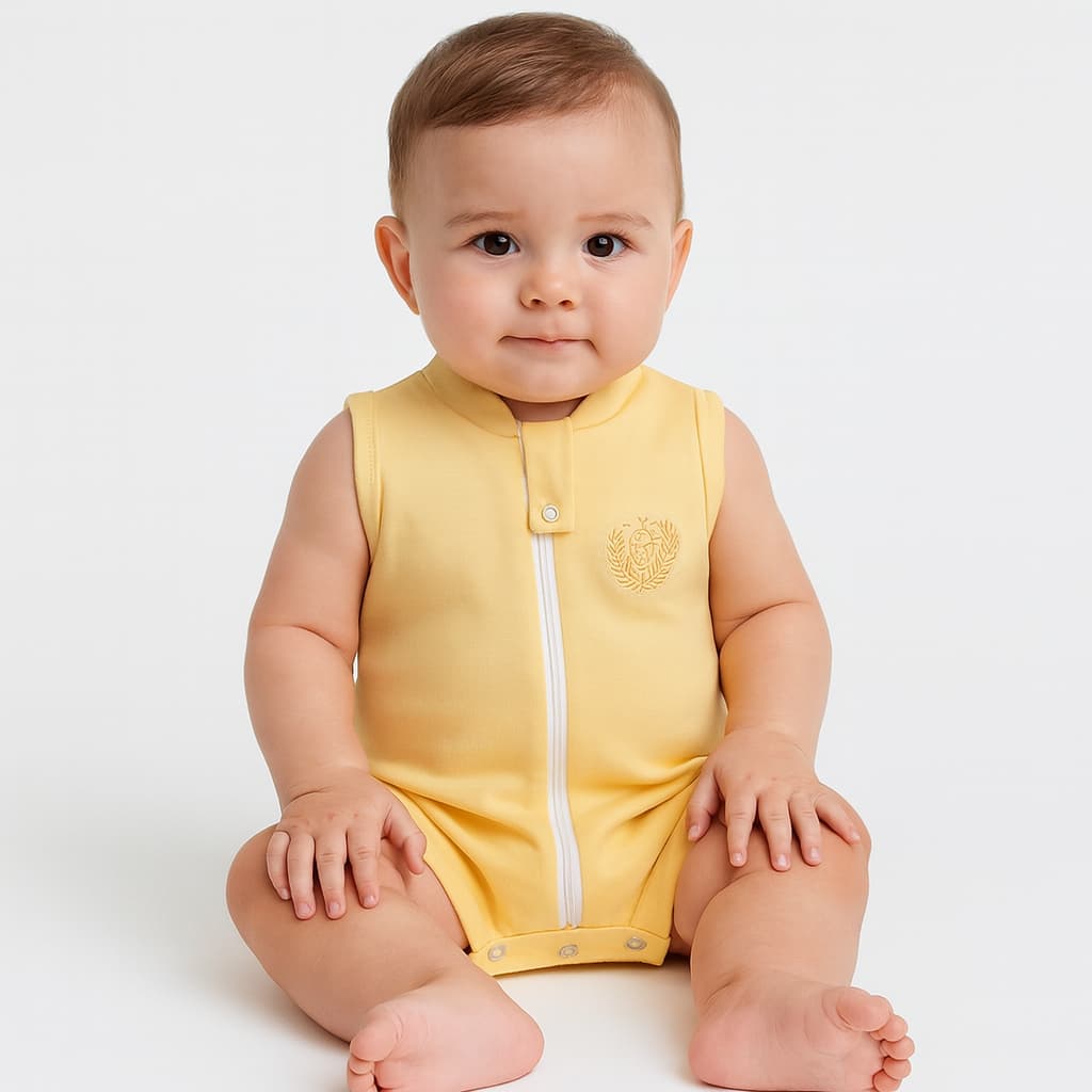 Macacão Infantil Bebê Menino Básico Super Confortável e Leve Lançamento