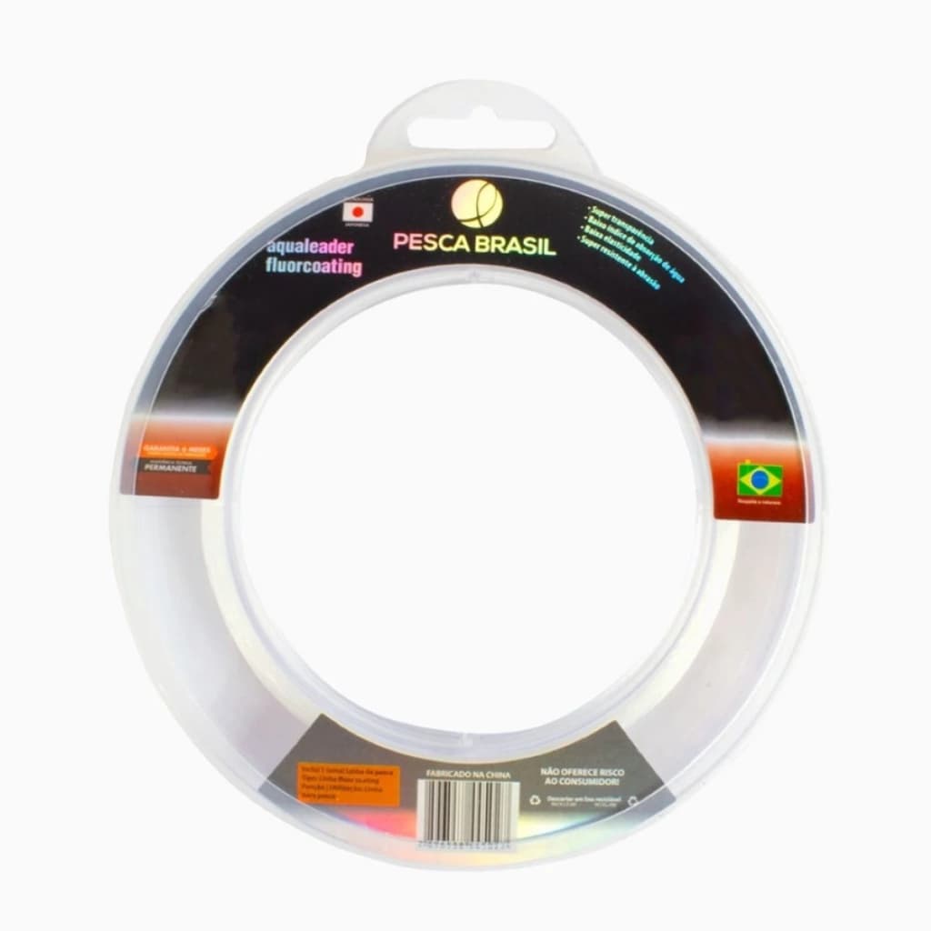 Linha Leader Fluorcarbon 60m Transparente - Toda Bitola - Pesca Brasil