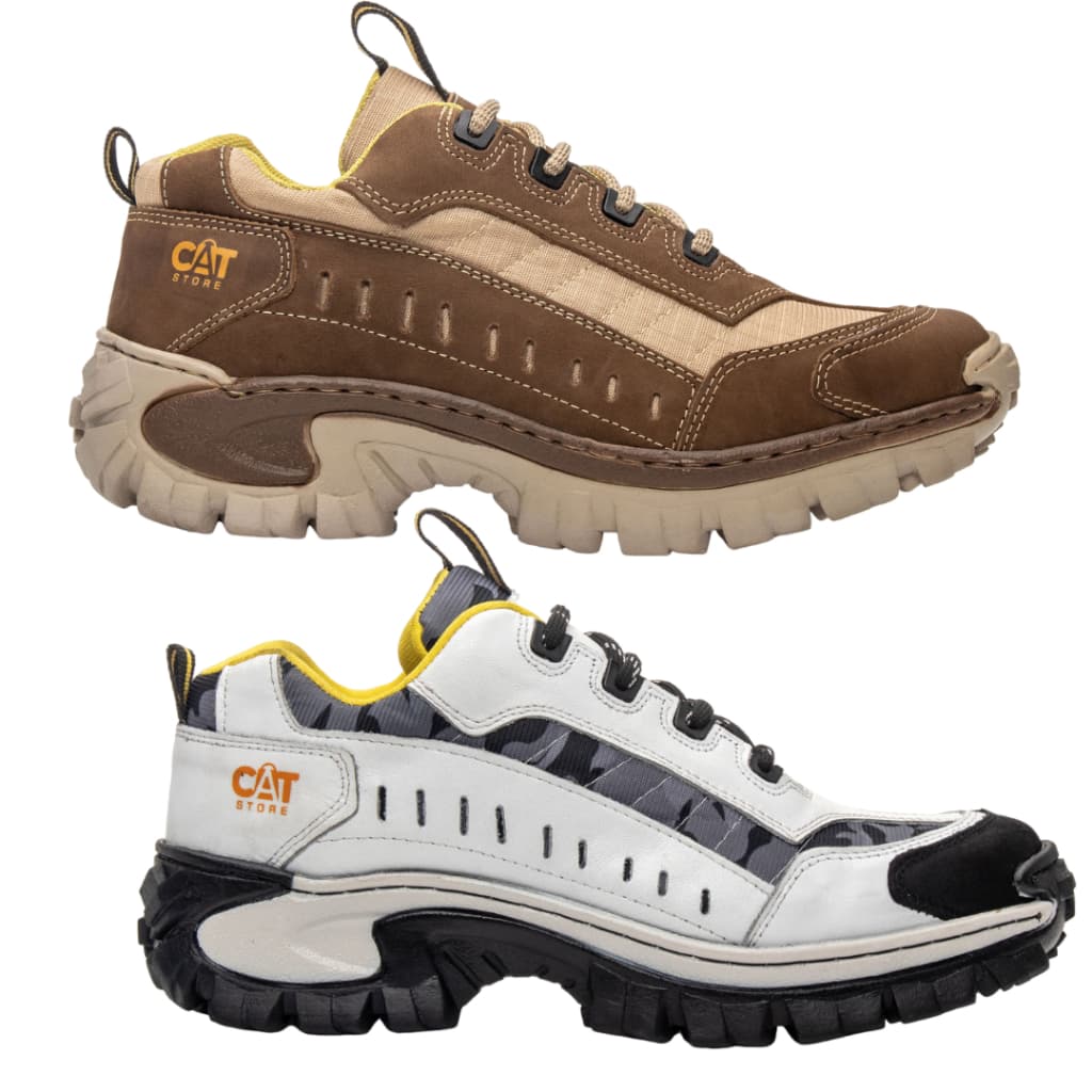 Kit Bota Coturno Caterpillar Trabalho Promoção Promoção Atacado Coturno Bota Adventure c brinde