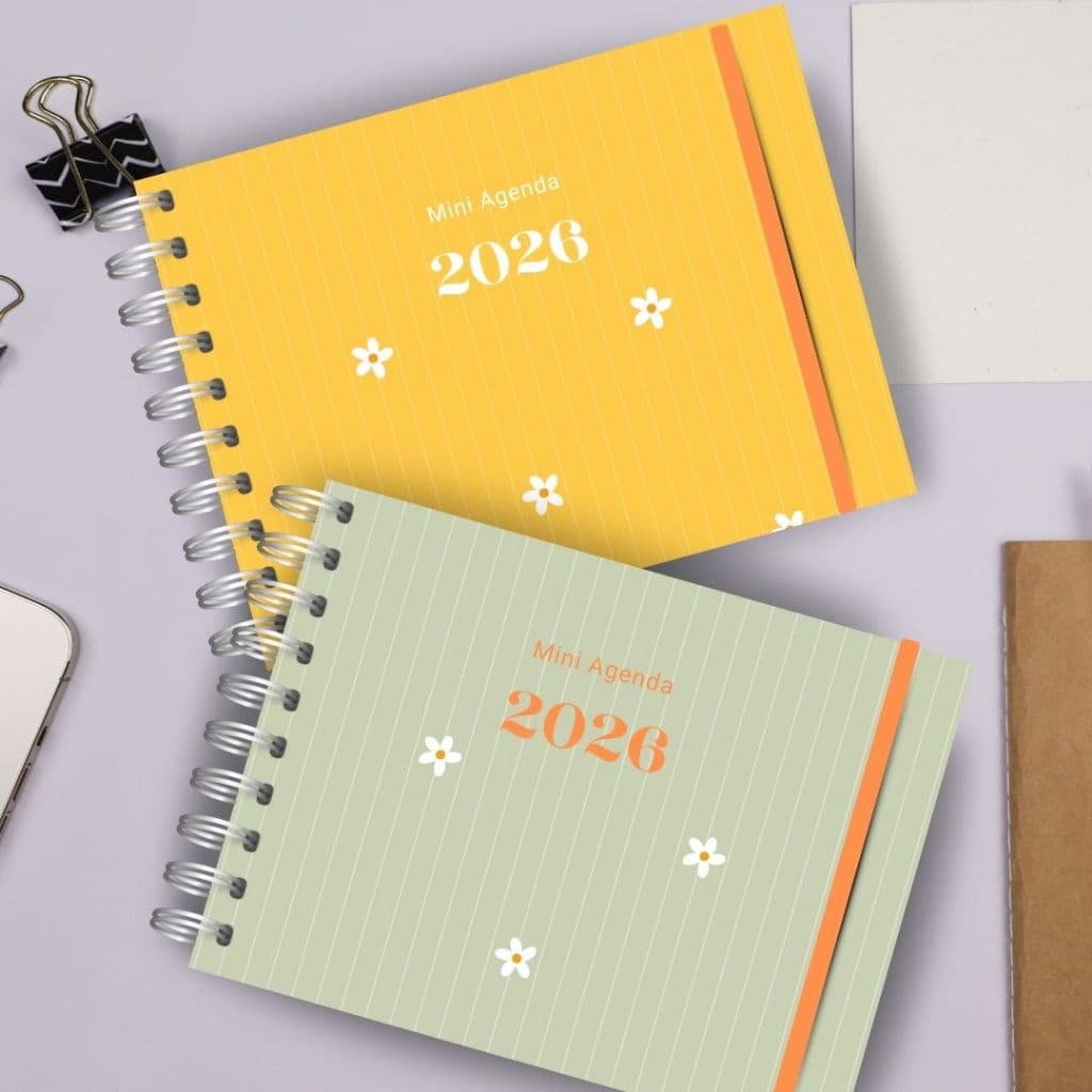 Mini Agenda Permanente Feminina  Personalizada |  Perfeita para carregar na bolsa | kwaii | Presente ideal