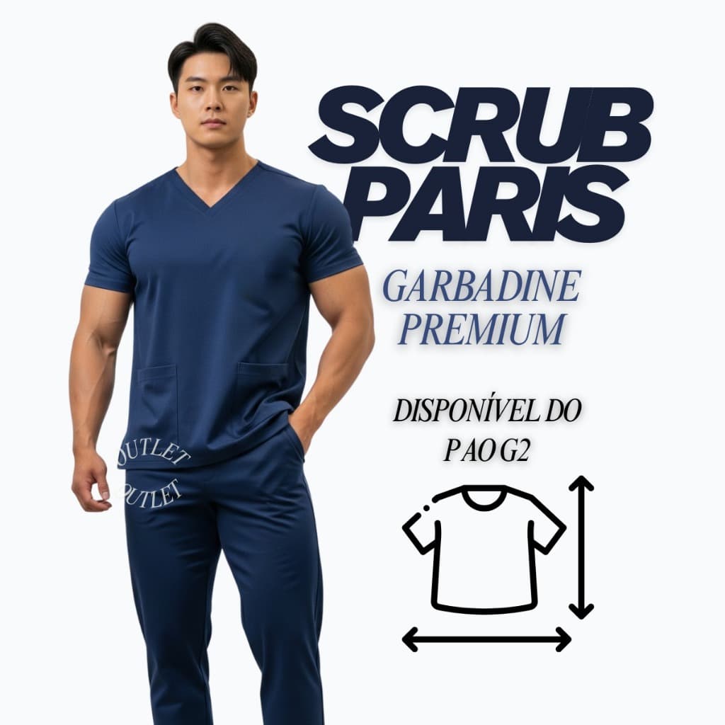 Uniforme Hospitalar Scrub Dentista Enfermeiro Masculino Ph