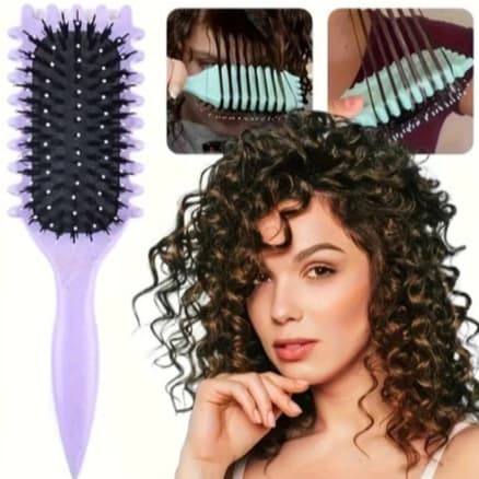 Escova De Cachos , Com Prongas Definir Estilo , Para Pentear E Moldar De Homens Mulheres