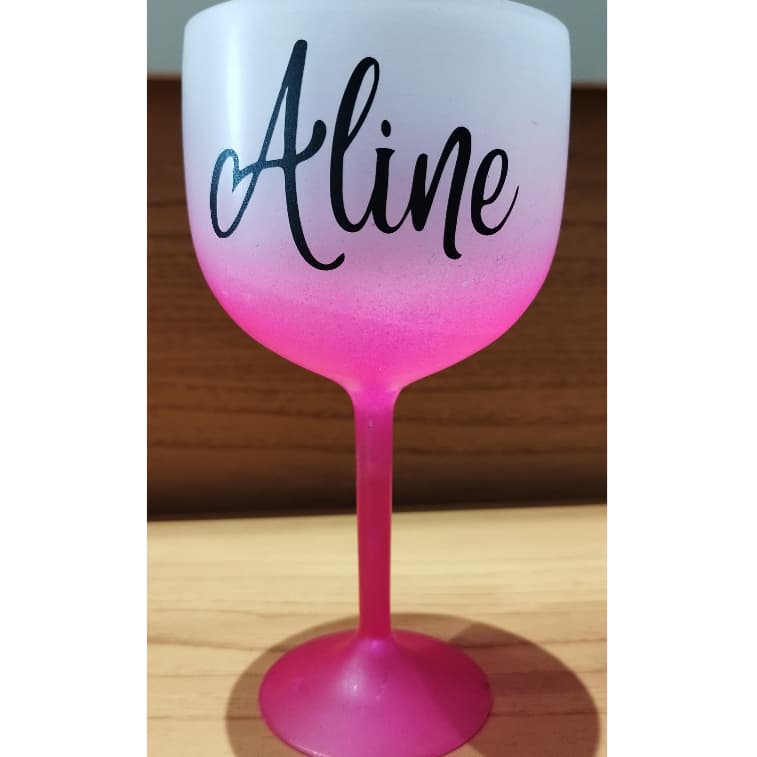 Adesivos com Nomes Personalizados Diversas Cores 10cm para Taça, Garrafa, Porta Jóias