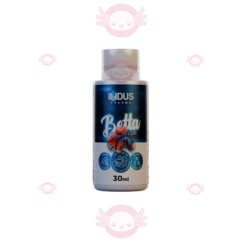 Bettaclor 30ml Induspharma - Condicionador de Água e Anti Cloro para Bettas
