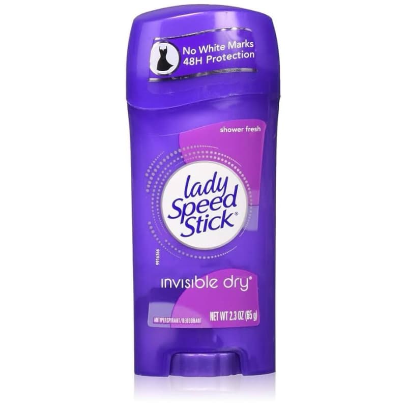 Desodorante Lady Speed Stick Invisible Dry Shower Fresh 65g – Proteção 48h