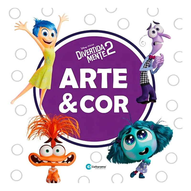 Livro de Colorir Arte e Cor Divertida Mente - Culturama