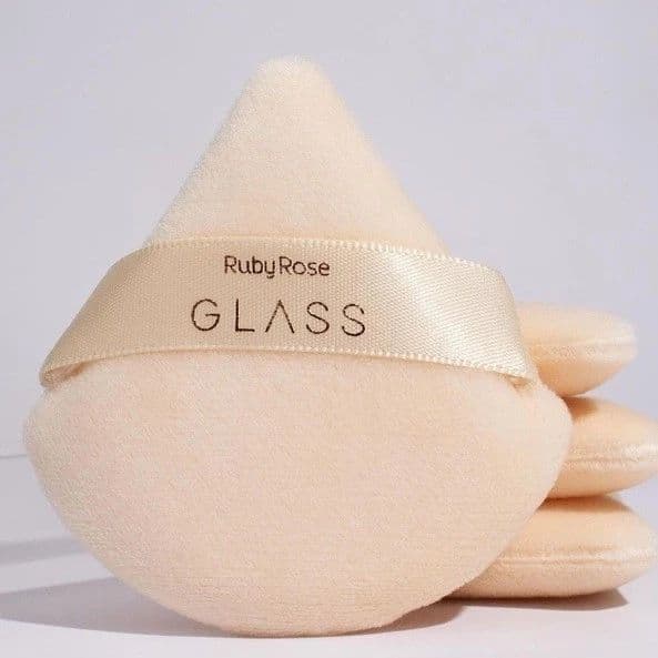 Esponja de Pó Glass Glow – Aplicação Uniforme e Efeito Natural