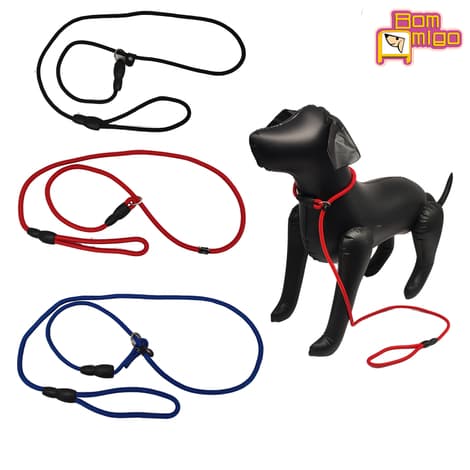 Guia Unificada Adestramento com Trava de Segurança Para Cachorros