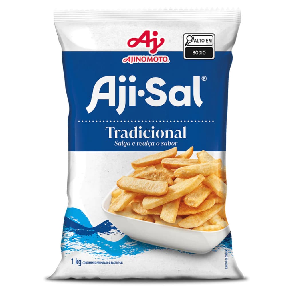 Aji-sal Tradicional Realçador De Sabor Ajinomoto Pacote 1kg