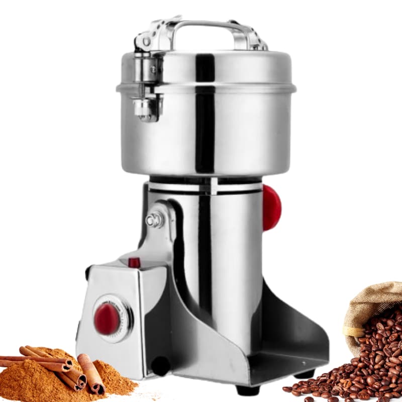 Moedor De Grãos Café Temperos Ervas 500g Elétrico Aço Inox 220V