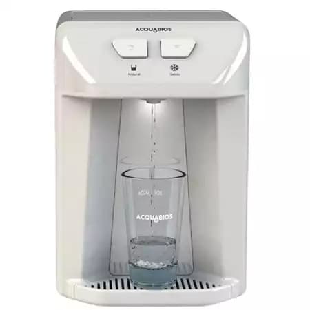 Purificador Eletrônico de Água Acquabios Bivolt Água Gelada e Natural Branco