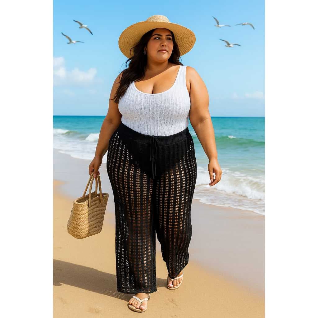 PROMOÇÃO SAIDA DE PRAIA Tricôt Feminina PLUS SIZE Lancamento Verão Moda