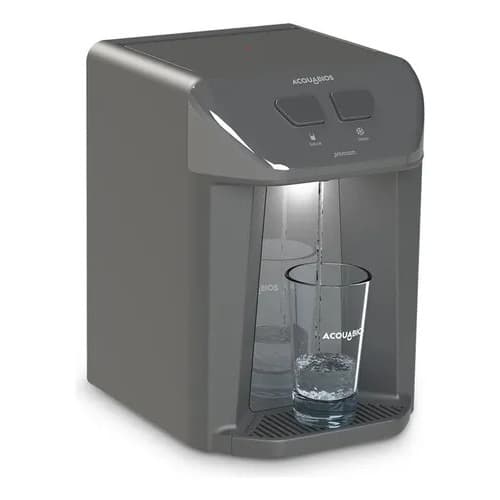 Purificador Eletrônico de Água Acquabios Bivolt Água Gelada e Natural cinza escuro