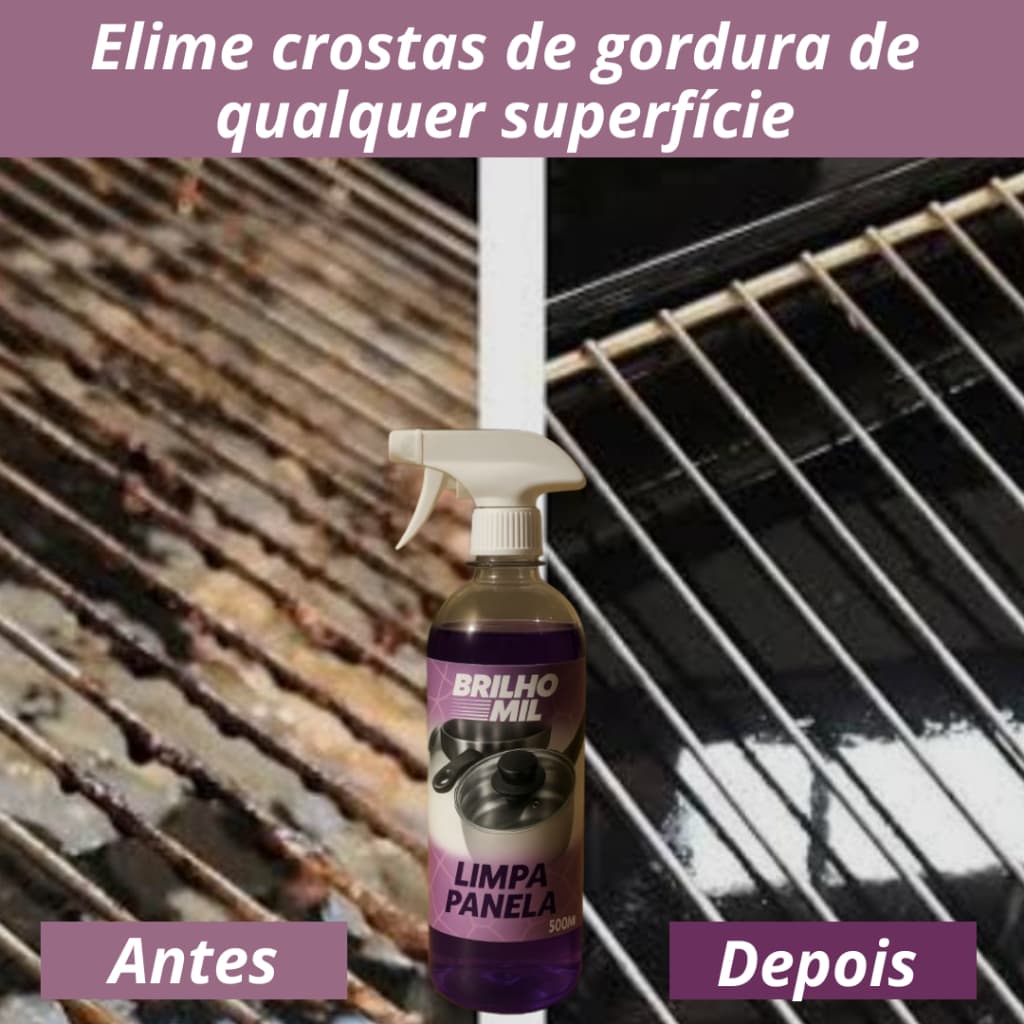 Limpa Panela Limpa Alumínio Limpador de Alumínio 1L limpa Panelas e da Brilho 2 em 1