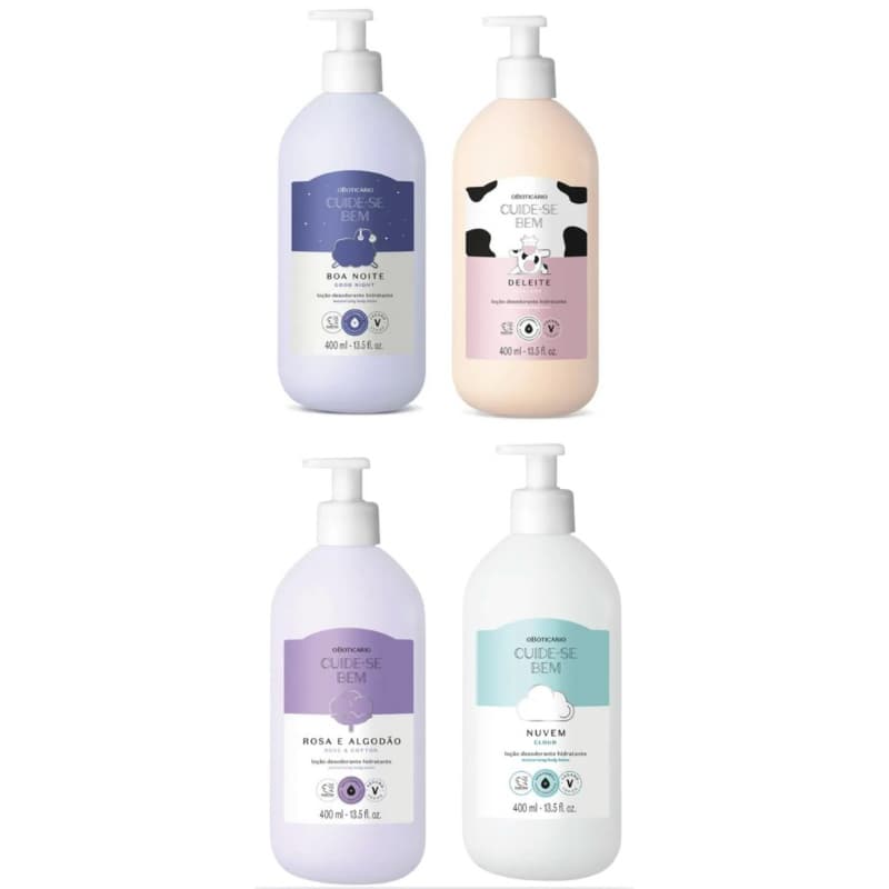 Loção Hidratante Desodorante Corporal Cuide-se Bem 400ml O Boticario (nova embalagem)