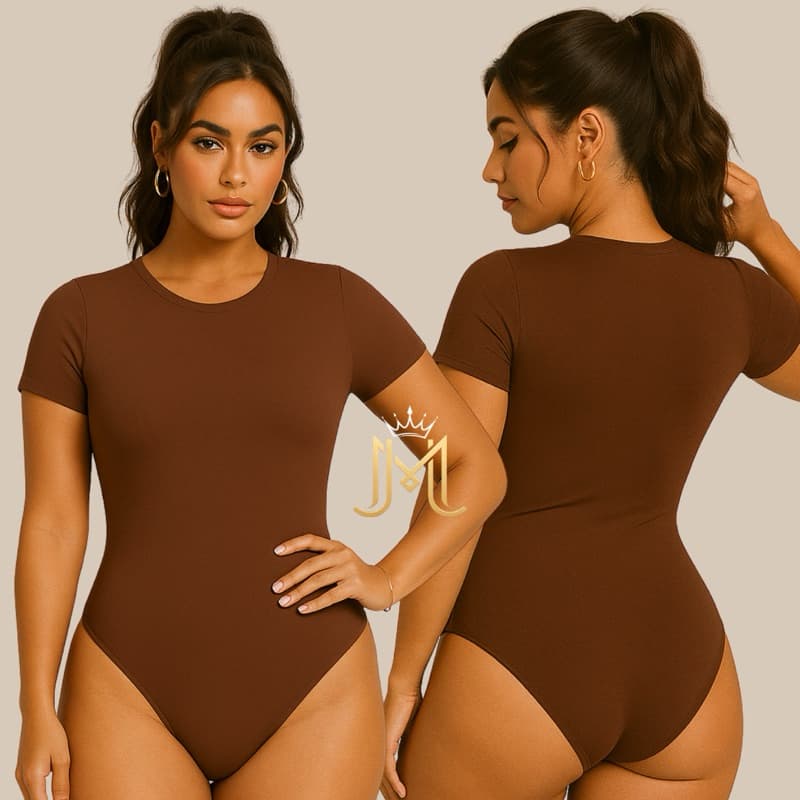 Body Feminino Manga Curta Suplex Premium Duplo – Conforto, Estilo e Qualidade Dia a Dia