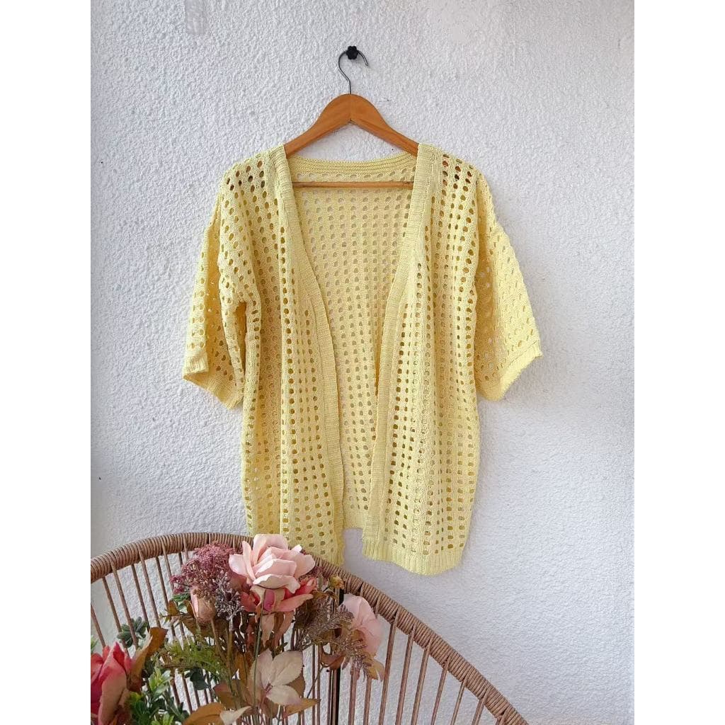 Kimono #MX-43 cardigan tricô verão moda feminina