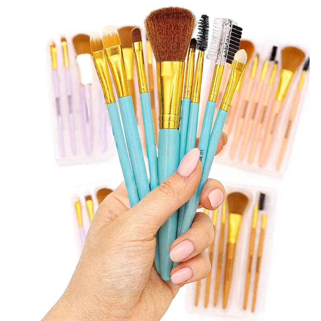 Kit Pincel De Maquiagem Grande Conjunto 5/8pcs Premium Portátil Macio Completo