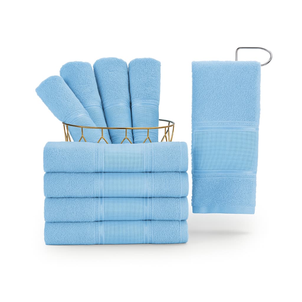 Kit 12 Toalhas de Lavabo Social 100% Algodão Compre 10 Leve 12 | Bordado envio imediato