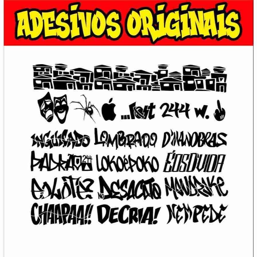 KIT ADESIVOS ORIGINAL PARA QUADRO DE BIKE, FAVELINHA PARA QUADRO, ADESIVO ARANHA