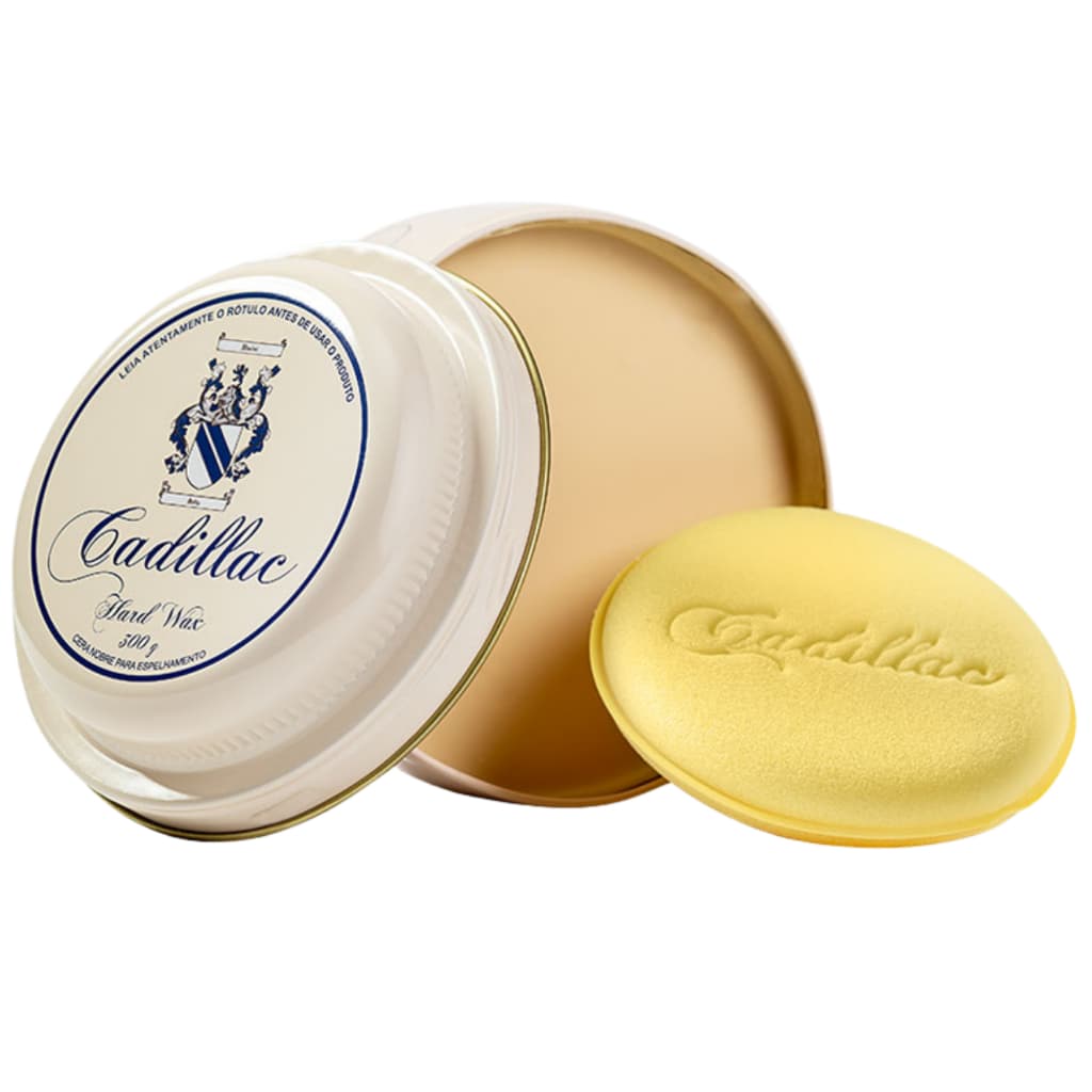 Cera de Carnaúba Hard Wax Cadillac Brilho Intenso 6 Mesês de Proteção Espelhamento Automotivo