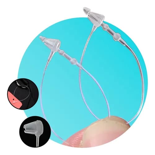 Pino Trava Anel Lacre Manual Fixador De Etiquetas Para Etiquetas Roupas - Kit 1000/2000/ 5000 Unidades