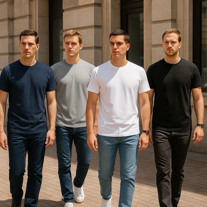 Camiseta Masculina 100%Algodão básica lisa