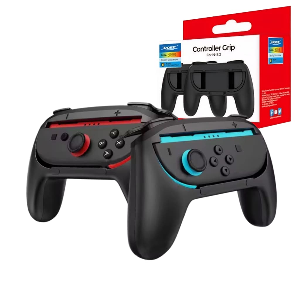 Par Kit 2 Suporte Grip Para Controle Joy Con Do Nintendo Switch 2 Lançamento 2025